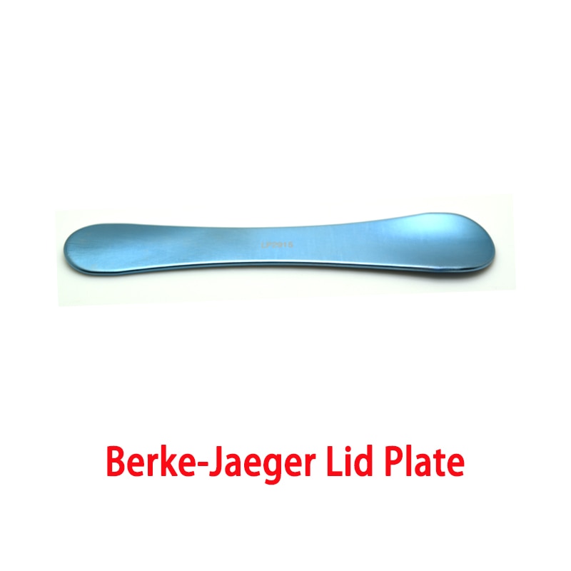Berke-Jaeger Lid Plate Forceps Scissors Speculum Capsulorhexis Caliper Phaco Chopper Sinskey Hook Lester Nagahara  