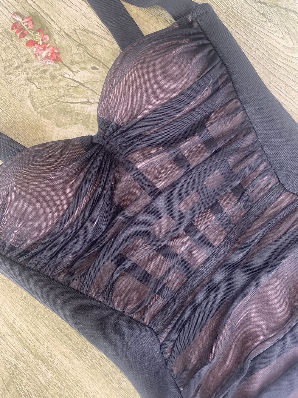 BEAUKEY Sexy Vintage Quality Black Mesh Bandage Evening Dress 2023 Women Summer Party Contrast Split Club Ladies Vestido Bodycon