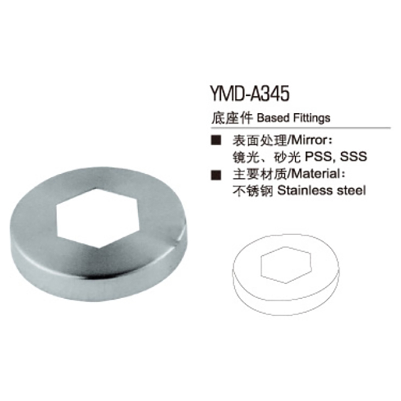 Stair Hardware Stainless Steel Sealing End Cover Accessories Coupling Base Accessories Stair Guardrail Sealing Parts  
