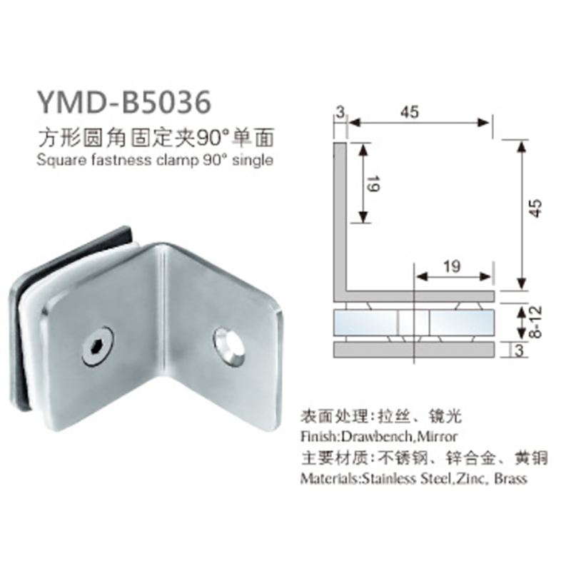 Glass Bracket, Glass Clip, Glass Holder,Glass Tray, New High-Quality Stainless Steel Material  ,Glass Clamp