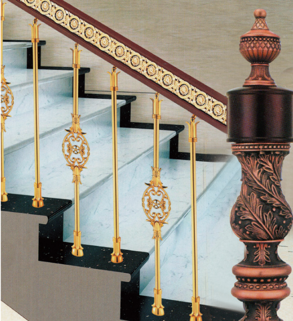 Stair Guardrail, Residential Building Stair Guardrail, Glass Guardrail, High-end Villa Guardrail, Stair Safety Guardrail, Guardrail Customization  Guardrail