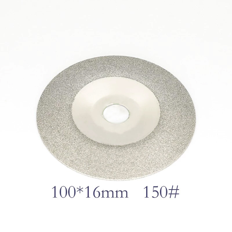 10cm wave electroplated carborundum grinding plate Glass grinding plate 127mm diameter wave grinding plate Wave grinding plate  