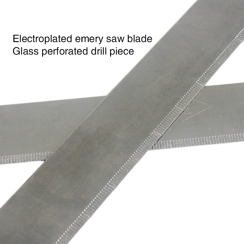 Glass sand-plated saw blade Electroplated glass saw blade Glass large hole drilling blade 800*40mm long saw blade  