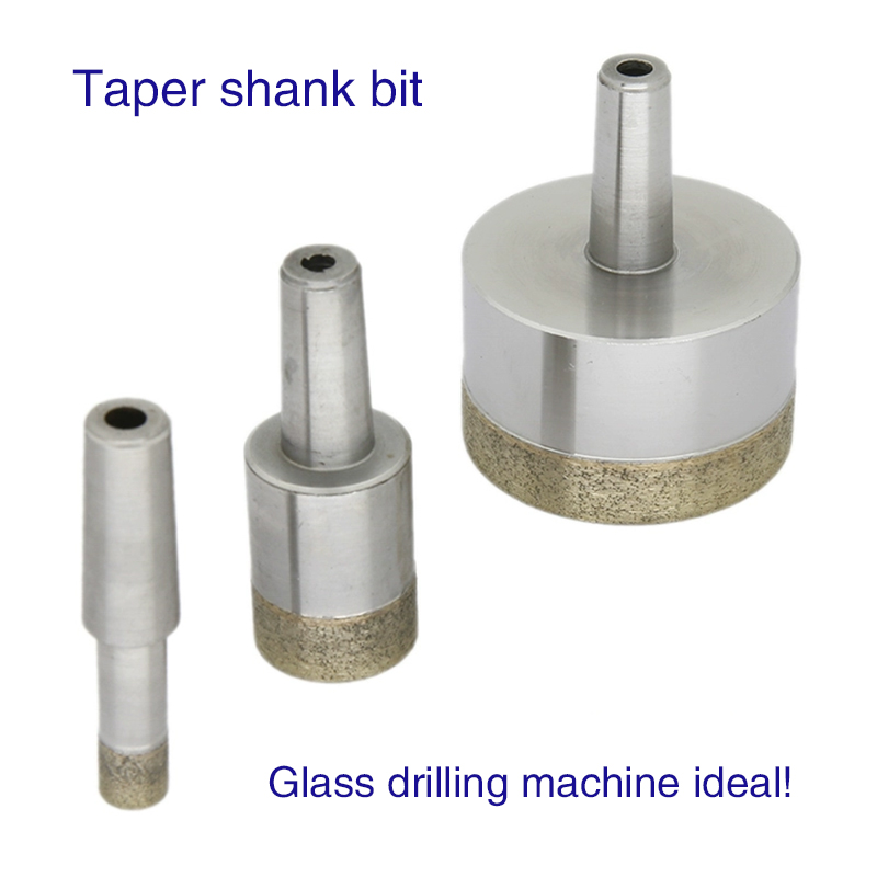 Glass taper shank drill bit Bronze sintered drill bit double head glass drilling machine Taper shank drill bit drill bit for drilling machines  
