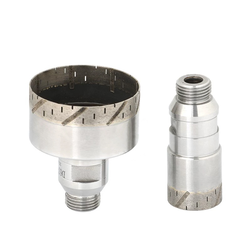 Integral glass bit integrated threaded head drill New non-abrasive machine drilling High speed drilling machine sharp open hole drilling  