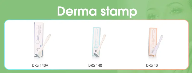 Derma Stamp 0-2 mm Adjust Needle Length derma Stamp Bio Needle 120Pin Microneedling Derma Roller for Beard Hair Growth Face Body Skincare Wholesale Derma Stamp Microneedles Derma Roller - Honkay 