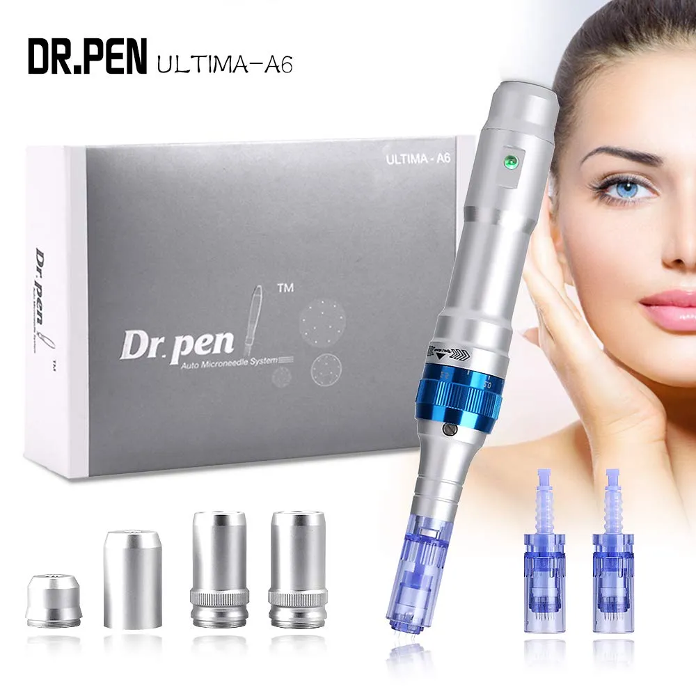 Dr. Pen A6 Accessories Parts Skin Care Tool Kit Professional Microneedle Wireless Wired Derma Auto Pen For Face And Body 5 Cartridges 3pcs 16 pin 3pc 36pin Professional Microneedle Wireless Wired Derma Auto Pen A6 - Honkay derma pen a6,microneedle pen,microneedling pen