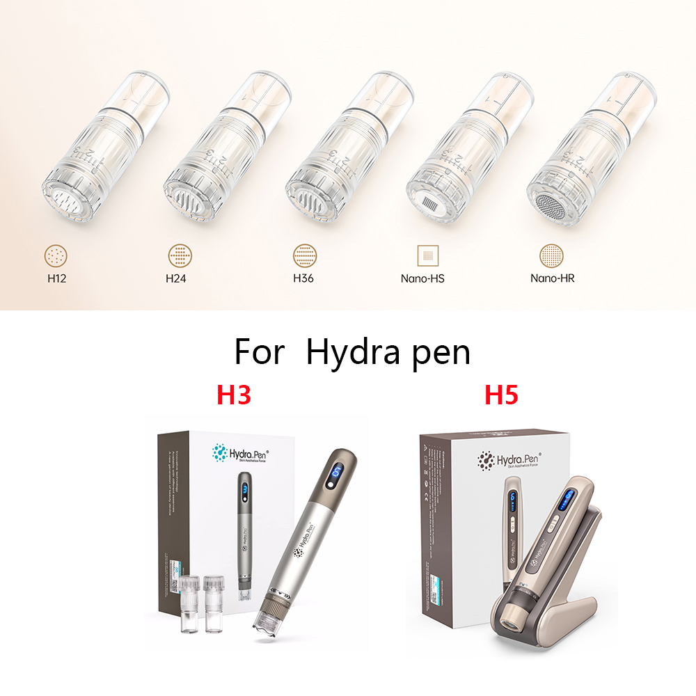 Hydra pen H5 H3 Needle Cartridge 1-3 Level Adjustable Serums Out Put Cartridges 12pin 24pin 36pin Nano Silicone 3ml Container Hydra pen H5 H3 Needle Cartridges - Honkay Hydra pen H3 cartridges,Hydra pen H5 cartridges,Hydra pen H5 H3 Needle Cartridge