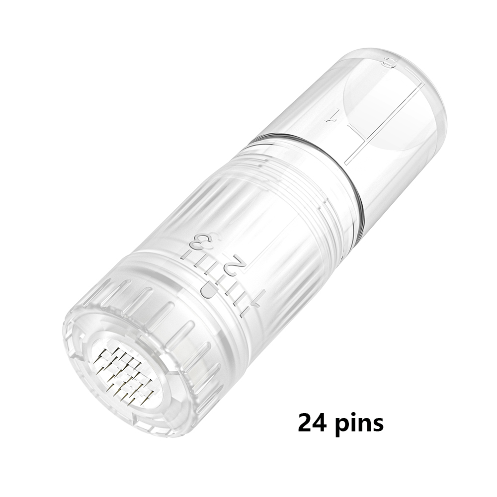 Hydra pen H5 H3 Needle Cartridge 1-3 Level Adjustable Serums Out Put Cartridges 12pin 24pin 36pin Nano Silicone 3ml Container Hydra pen H5 H3 Needle Cartridges - Honkay Hydra pen H3 cartridges,Hydra pen H5 cartridges,Hydra pen H5 H3 Needle Cartridge