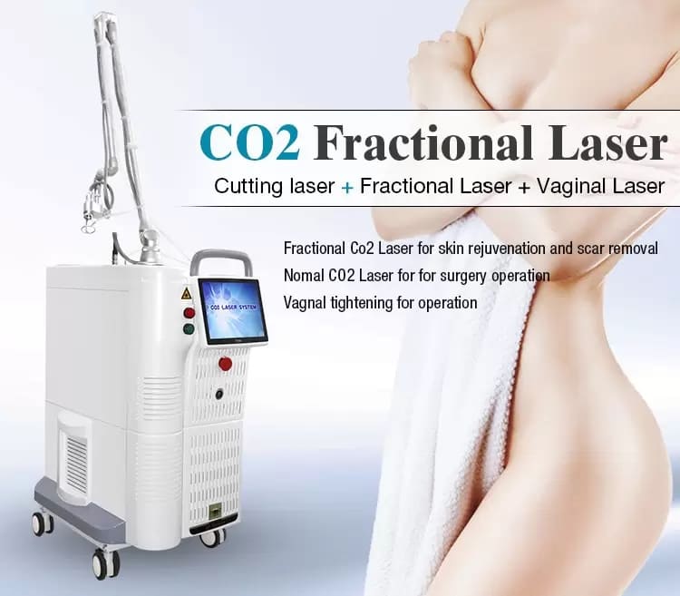 Fractional co2 laser machine for stretch mark removal skin resurfacing wrinkle remove skin brightening neck lifting vagina tighting Fractional co2 laser machine | Honkay fractional co2 laser,fractional laser,co2 resurfacing laser