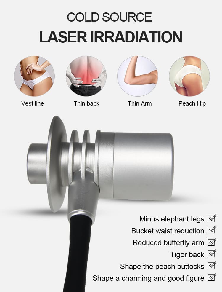 2 in 1 EMS Sculpting and 6D Lipolaser Cellulite Reduction Red Light 635nm 532nm Laserlipo Body Slimming Equipment  
