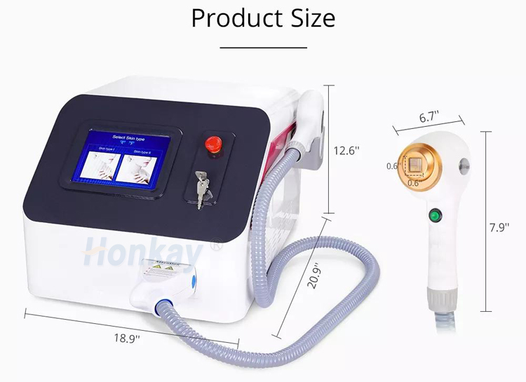 Professional Portable Diode Laser Hair Removal 755 nm 808 nm 1064 nm 808nm laser hair removal Machine Portable 808 Laser Hair Removal Machine | Honkay hair removal machine,laser hair removal machine,laser hair removal machine professional