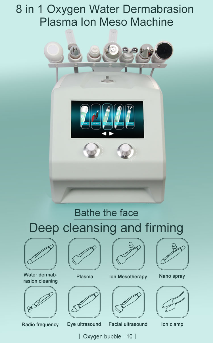 Portable skin care 8 in 1 Hydra facial dermabrasion machine for spa use Portable 8 in 1 hydrafacial microdermabrasion machine microdermabrasion machine,hydra facial,hydrafacial machine