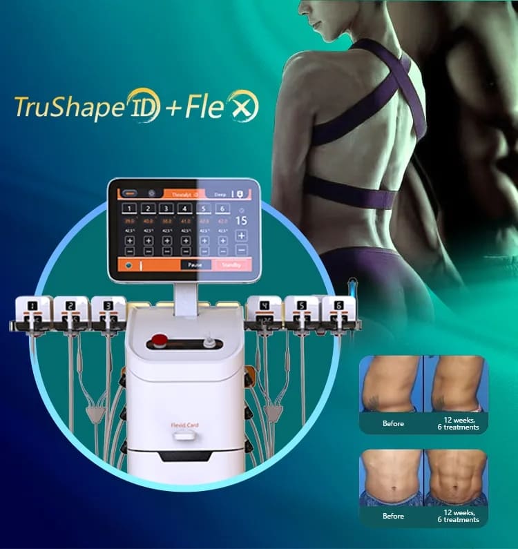 Vertical RF Slimming Machine 2 In 1 Tru sculpt ID Flex Monopolar Radio Frequency Body Slim Weight Reduction Cellulite Removal Face Lifting Muscle Building Device 2 in 1 Tru sculpt ID Fles Machine | Aesthetic Machine Supplier trushape machine,trushape machine for sale,trushape 3d machine cost