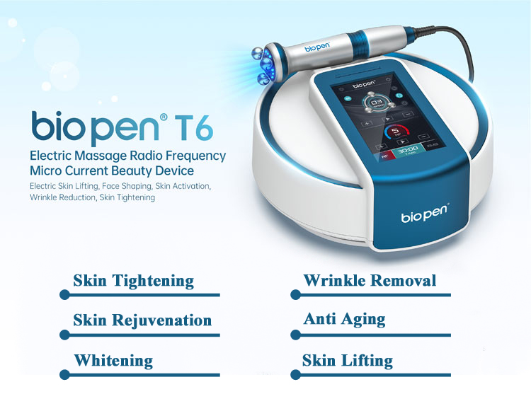RF Radio Frequency Facial Machine - Home Use RF Body Skin Tightening Device for Wrinkle Removal, Skin Rejuvenation, Light Spots, Anti Aging - Professional Skin Care Body Facial Massager Home Use RF Face Body Skin Tightening Device radio frequency facial at home,face tightener machine,radiofrequency facial device