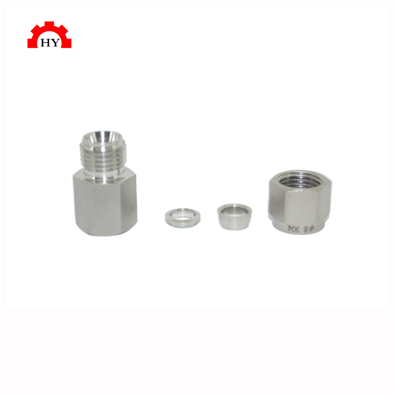 SS304 SS316 3000 psi compression fitting female connector