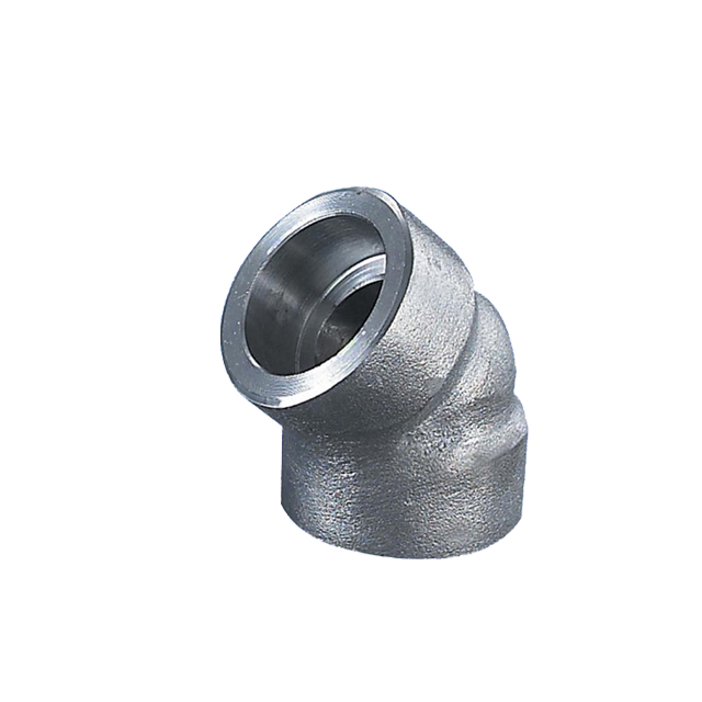 6000 PSI forged steel socket weld 45 degree elbow