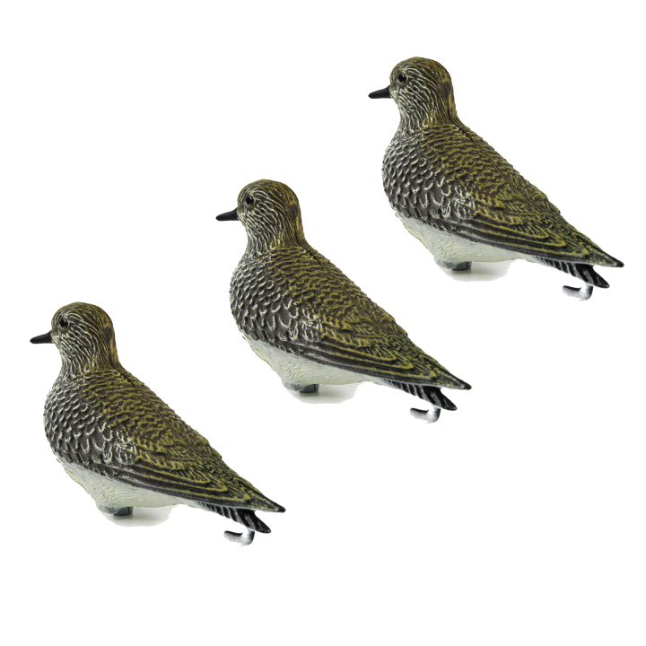 3 Pcs Pacific Golden Plover Decoys, Lifelike Decoy for Hunting Shooting Yard Garden Decoration Pacific Golden Plover Decoys for Hunting Shooting pacific golden plover decoys