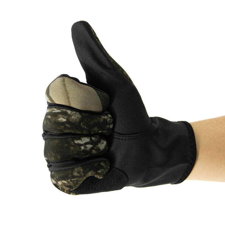 Camo Waterproof Gloves Neoprene Full Finger Gloves for Fishing Camping Hiking Cycling Climbing  