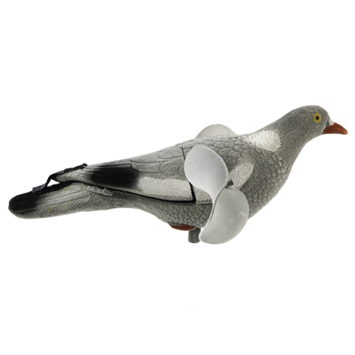 Spinning Wing Flocked Dove Pigeon Decoy for Hunting,Realistic  