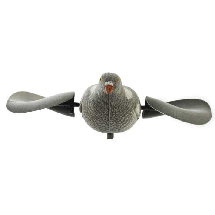 Spinning Wing Flocked Dove Pigeon Decoy for Hunting,Realistic  