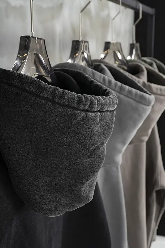 Cotton fleece oversized streetwear grey acid washed full zip up hoodie unisex jackets custom hoodie jackets  custom hoodie jackets