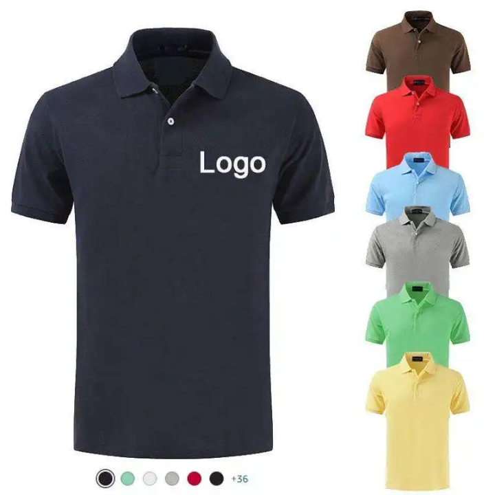 Golf clothing embroidered printed custom design plain dry fit men Polo T Shirts OEM and ODM Custom Football T-Shirt Sports Wear  