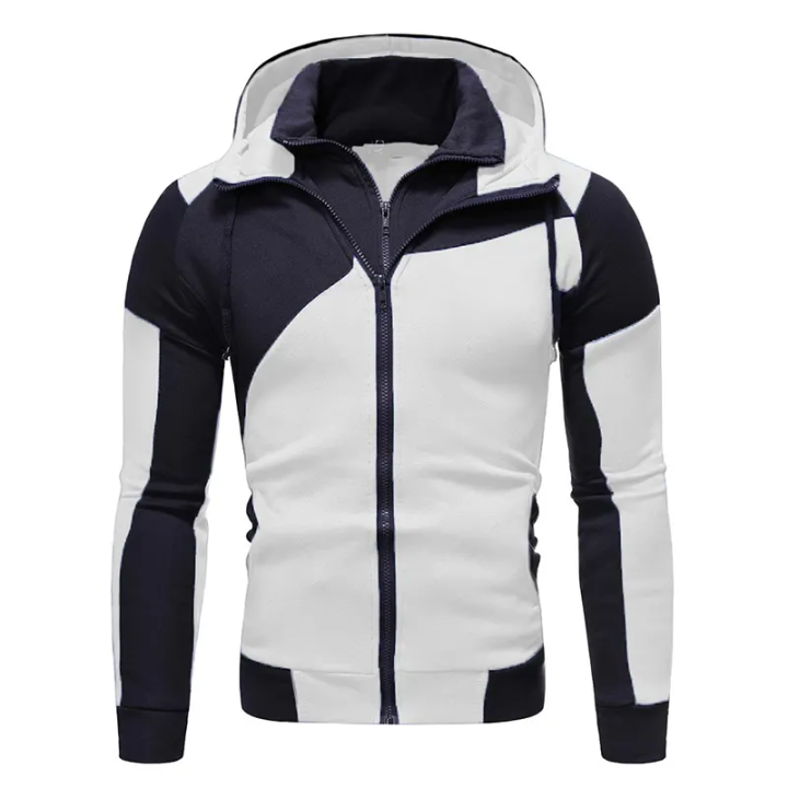 Mens active wear zip up jackets sports tracksuits slim fit track jackets  