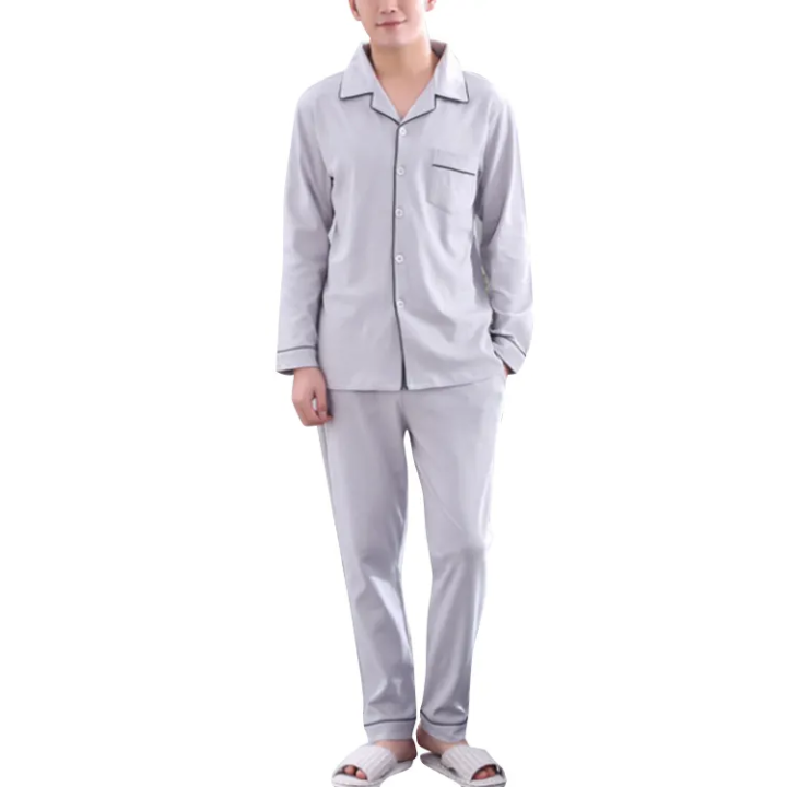 Classic Men cotton pajamas set custom comfortable pajamas New Arrivals Latest  