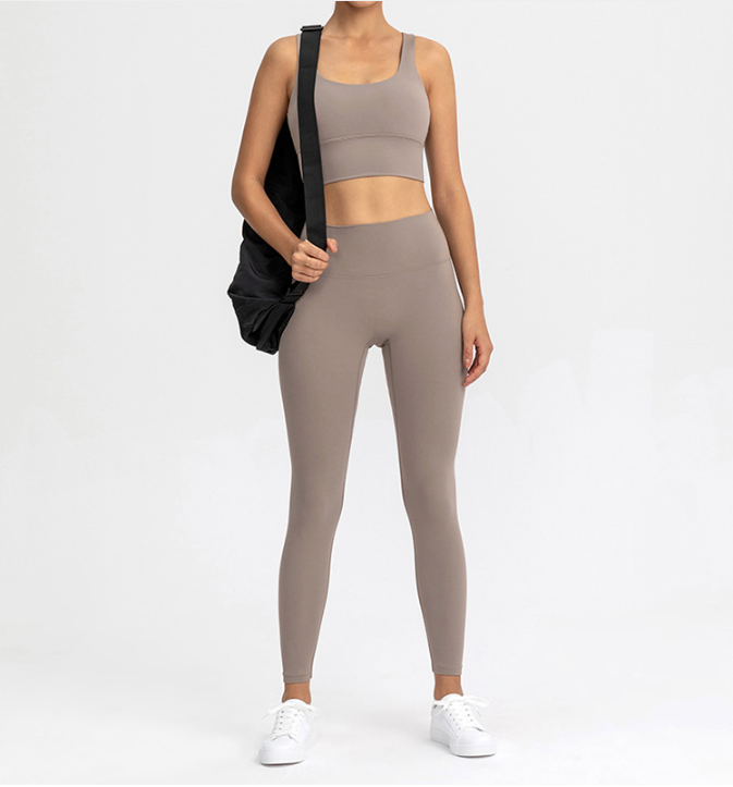 Customize women gym stretch compression comfort scrunch seamless Yoga leggings Training Clothing sports strech