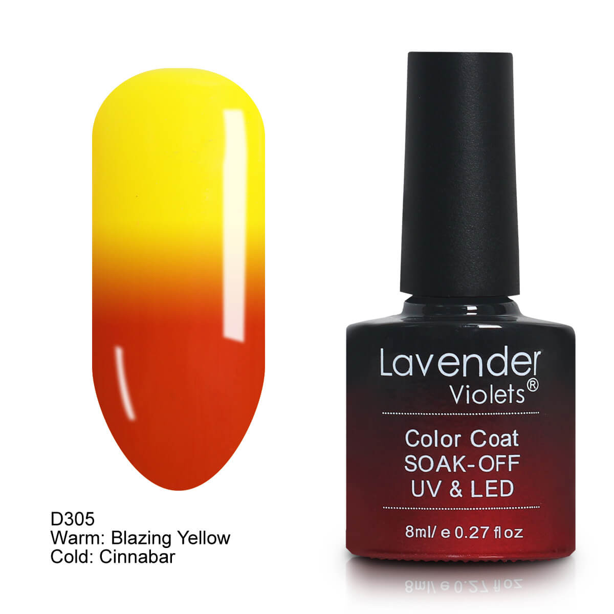 Lavender Violets 8ml Color Changing UV LED Soak Off Gel Nail Polish Lavender Violets 8ml Color Changing UV LED Soak Off Gel Nail Polish