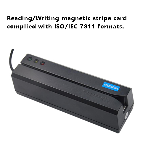 Deftun Card Reader Writer USB Swipe Encoder 3 Tracks MSR605X