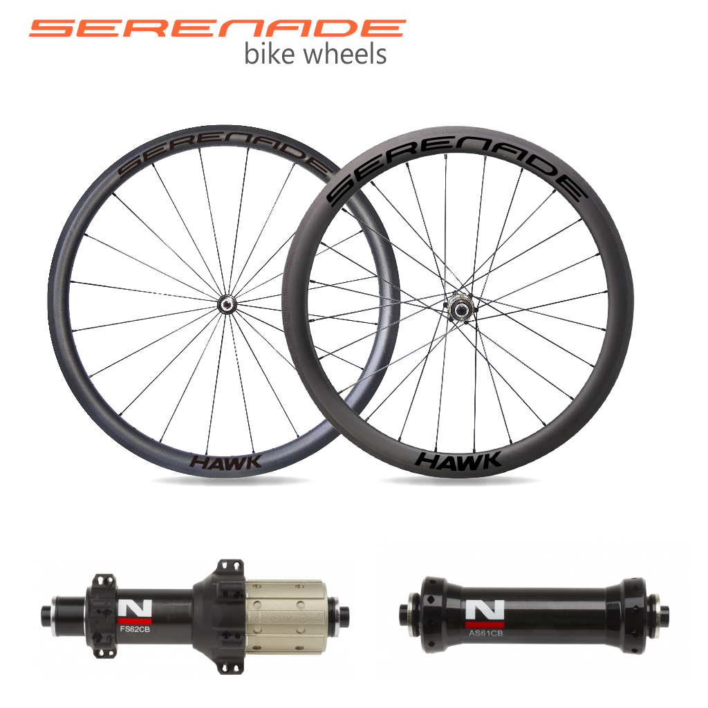 35mm front and 45mm rear wheelset road bike wheels Novatec AS61CB FS62CB carbon hubs Front 35mm rear 45mm carbon straight pull tubular road bike wheels