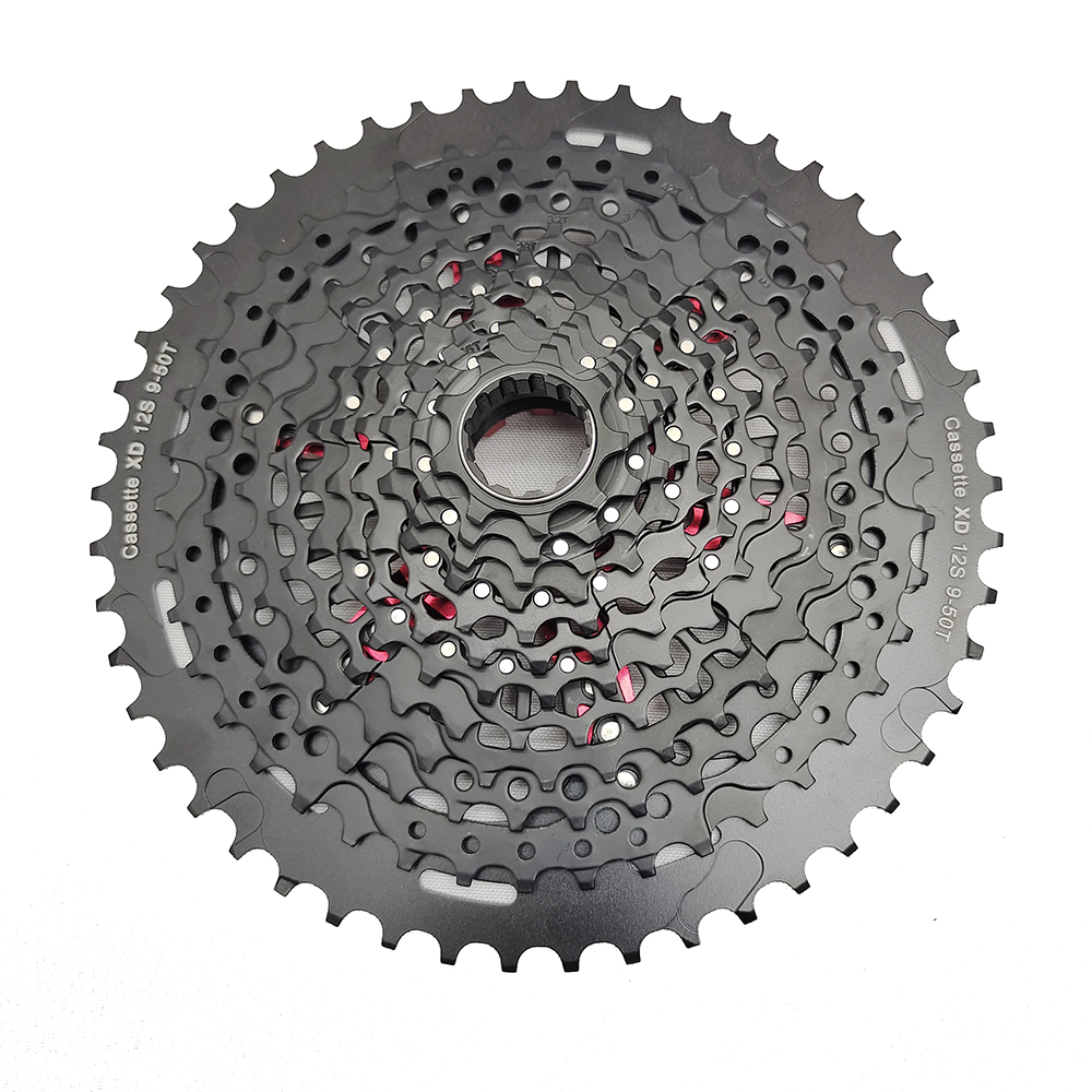 MTB 12 Speed 9-50T Cassette XD 12s Cassette for Sram BICYCLE FREEWHEEL Sram Black MTB 12 Speed 9-50T Cassette Ultimate XD CDG Cassette