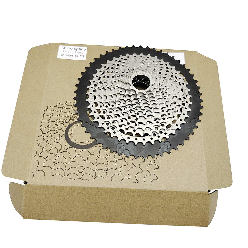 Micro spline Mountain Bike 12 Speed Cassette MTB Freewheel Sprocket 10-52T for SHIMANO Sram Black MTB 12 Speed 9-50T Cassette Ultimate XD CDG Cassette
