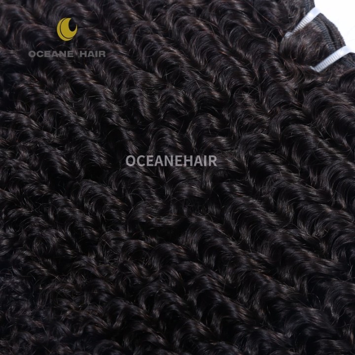 Wholesale Deep Wave Bundles Remy Human Hair With Lace Frontal Closure Brazilian Human Hair Deep Wave Bundles  