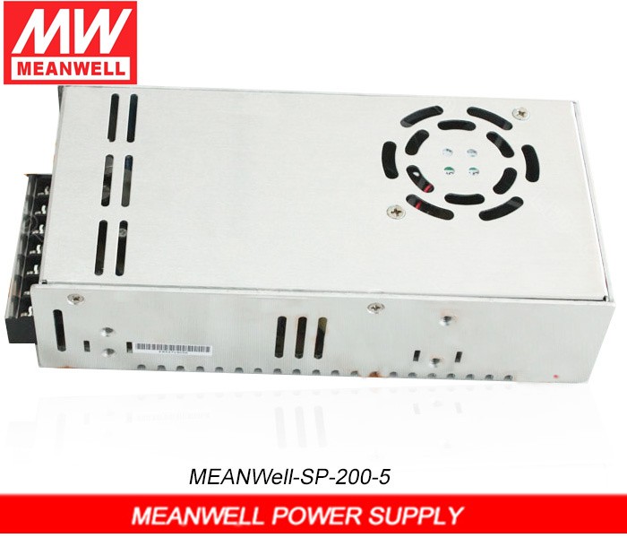 Mean Well LED Power Supply SP-200-5 / WM single output ac dc mw led power supply 200w for led display  