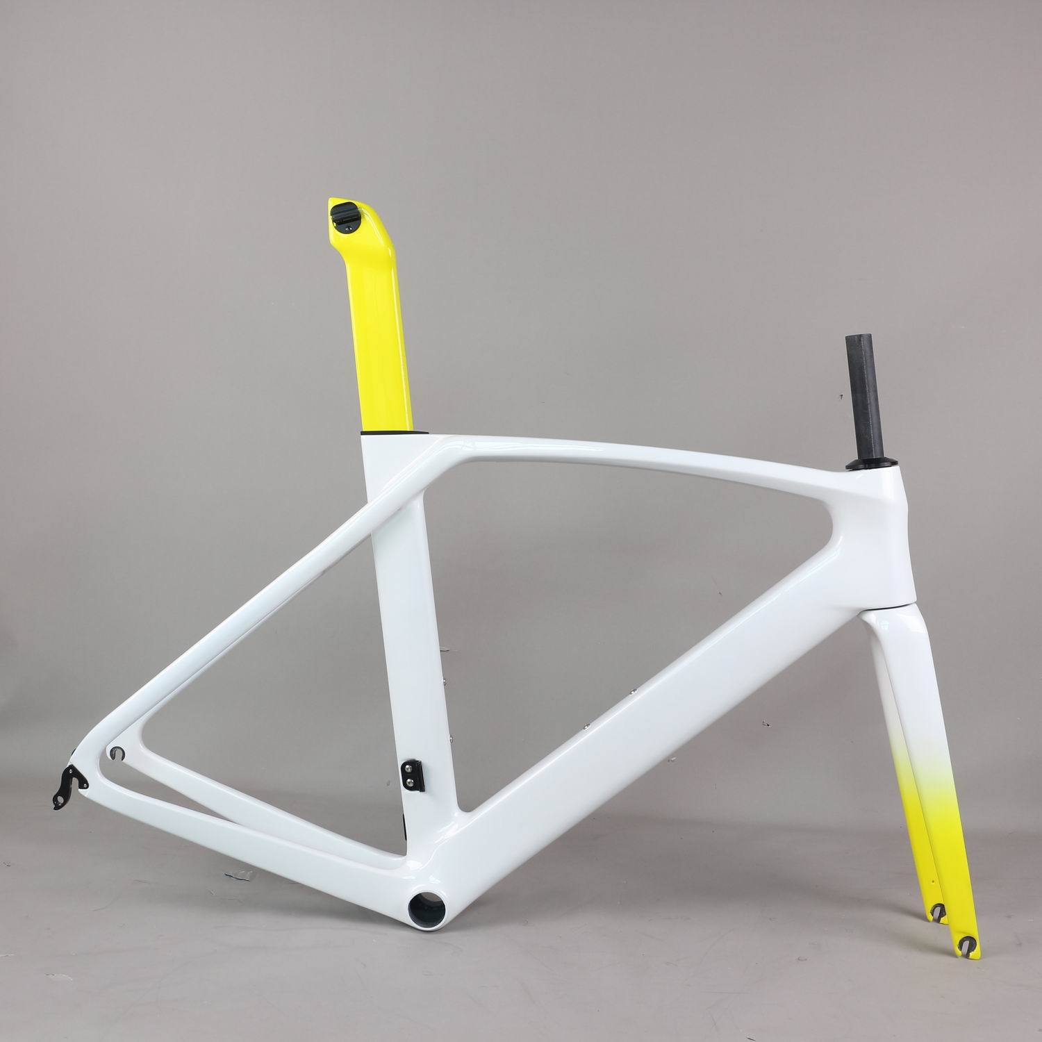 new V brake carbon road frame Bicycle Frameset T1000 New EPS technology max size 60cm TT X35