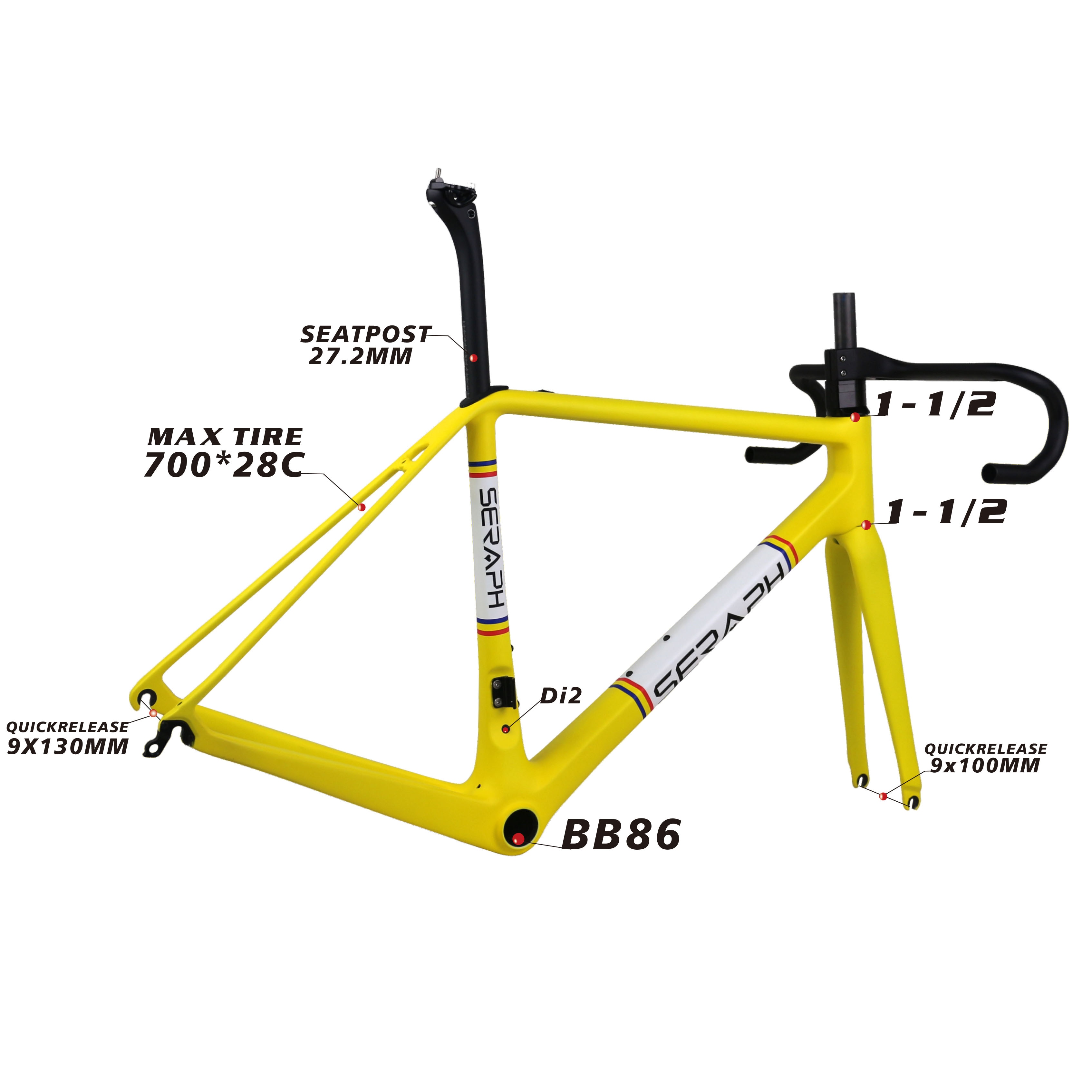 Size chart sepeda online road bike