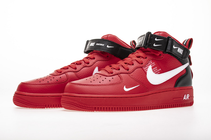 air force 1 utility university red