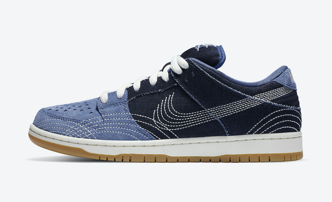 dunk denim sashiko