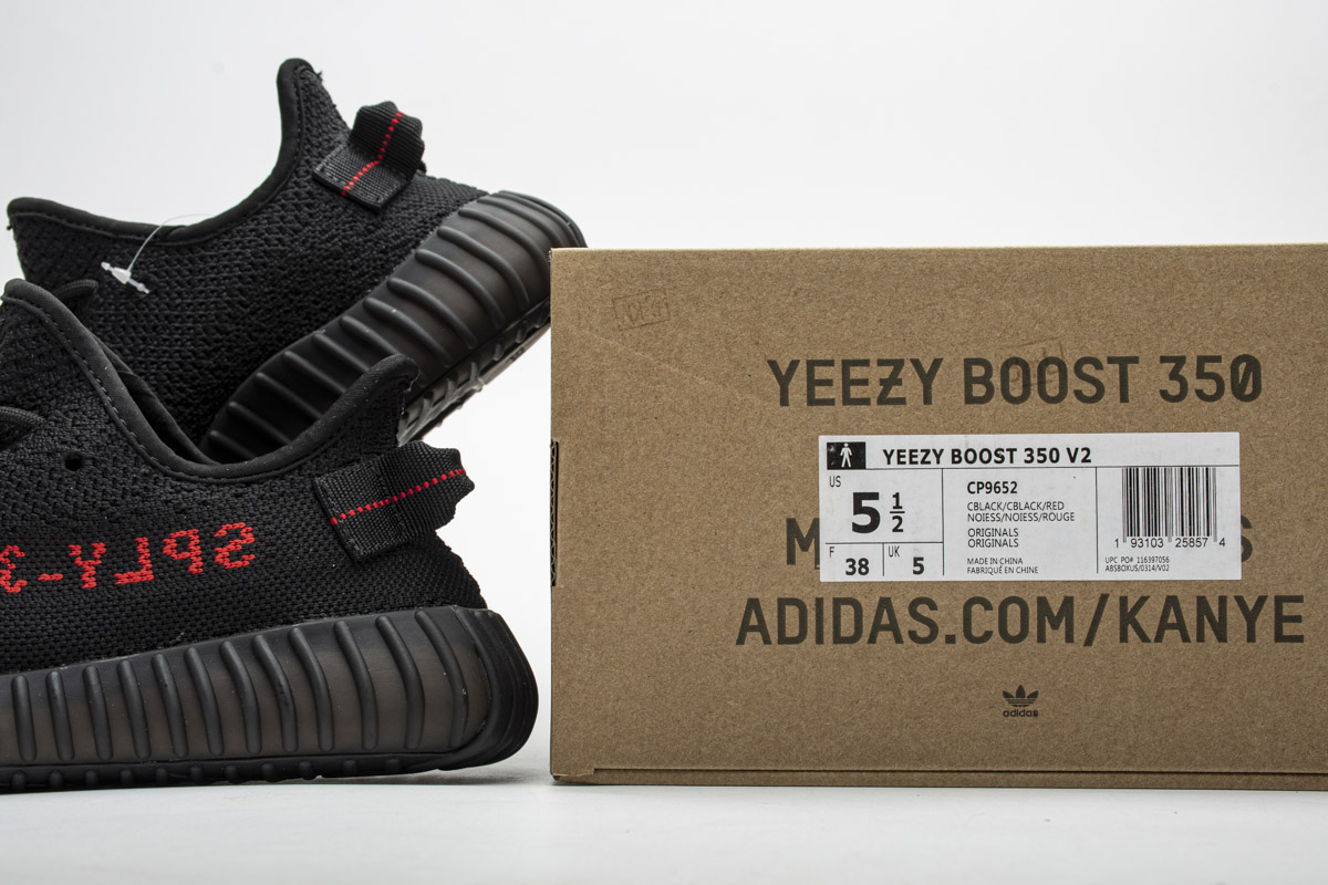 Perfectkicks | PK God Yeezy Boost 350 V2 Black Red , CP9652