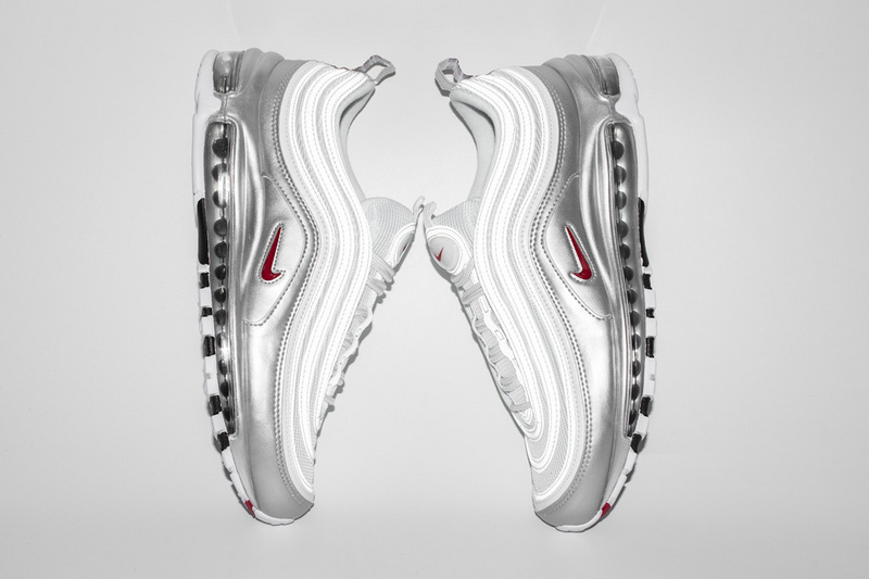 BoostMasterLin Air Max 97 Sketch Logo White Black Red, AT5458-100 
