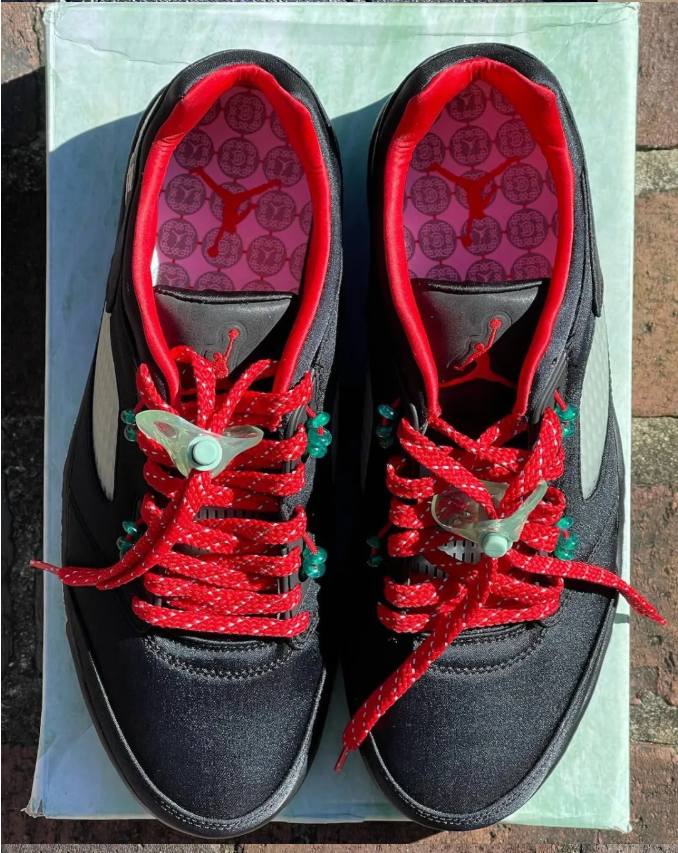 cool kicks | Photos of the new CLOT x Air Jordan 5 Low revealed!
