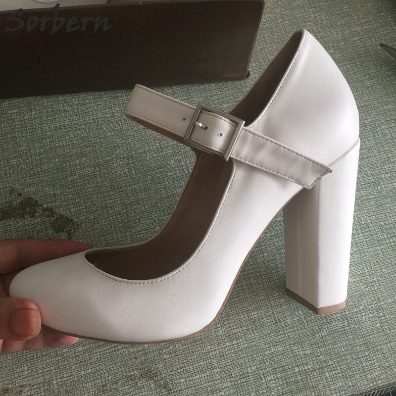 soft white pumps