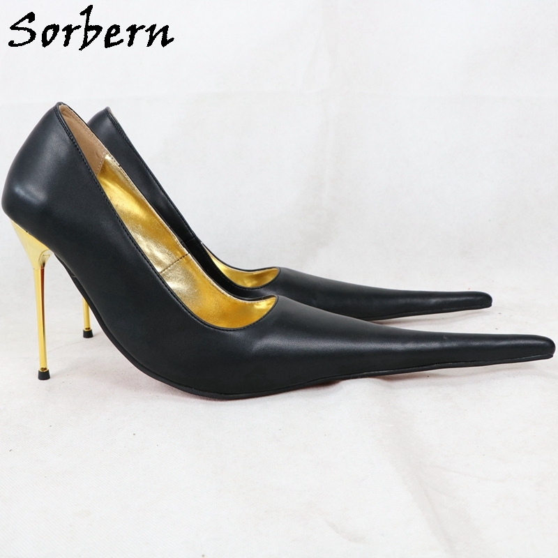 pointed toe gold pumps