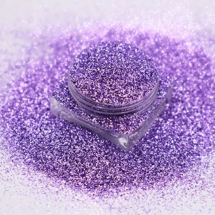B0802A  1/8''-1/128'' (50um thickness) pink purple pure color glitter 