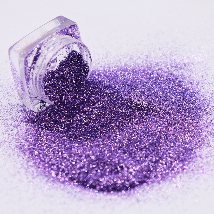 B0802A  1/8''-1/128'' (50um thickness) pink purple pure color glitter 