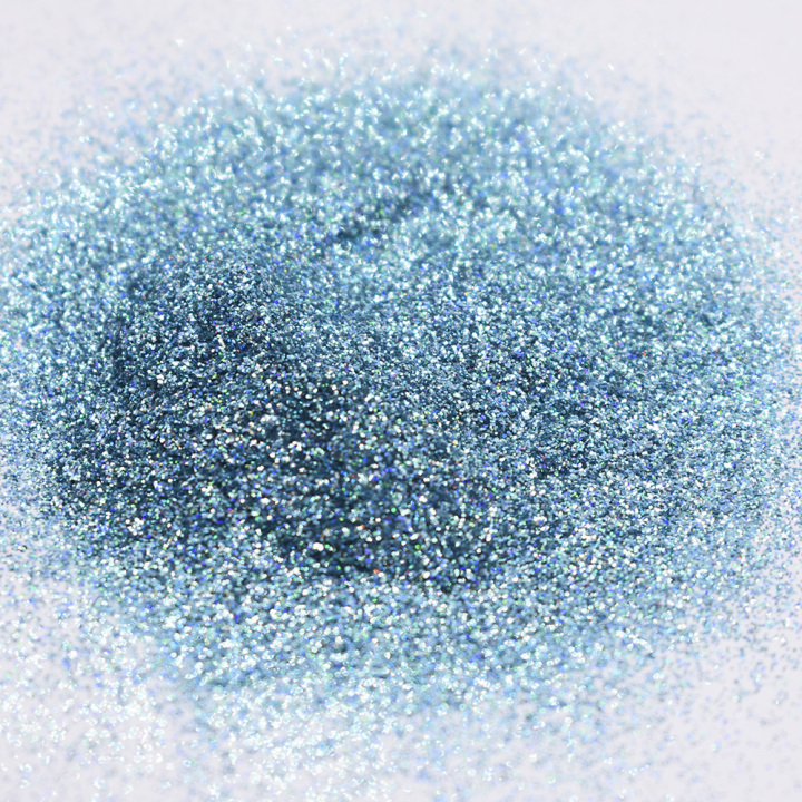 GLS009  Solvent Resistant High Sparkling Holographic Light blue 