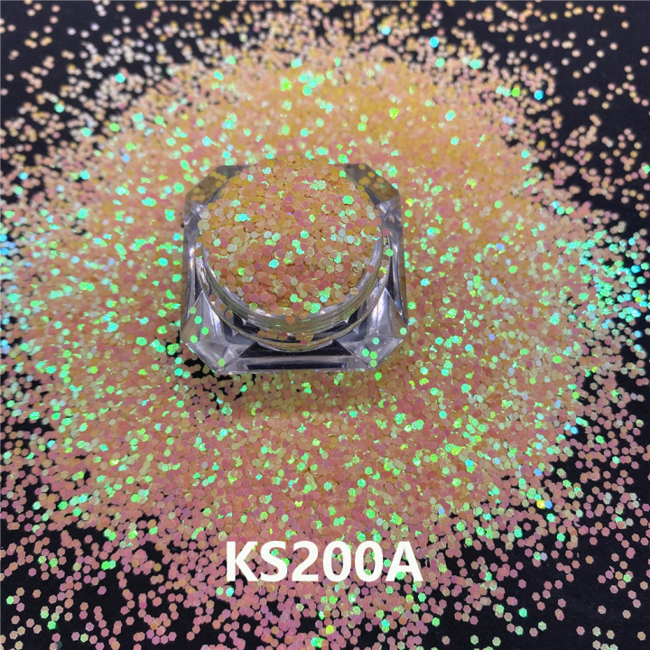 KS200A 1/24''   Hot Sale  golden light chameleon glitter